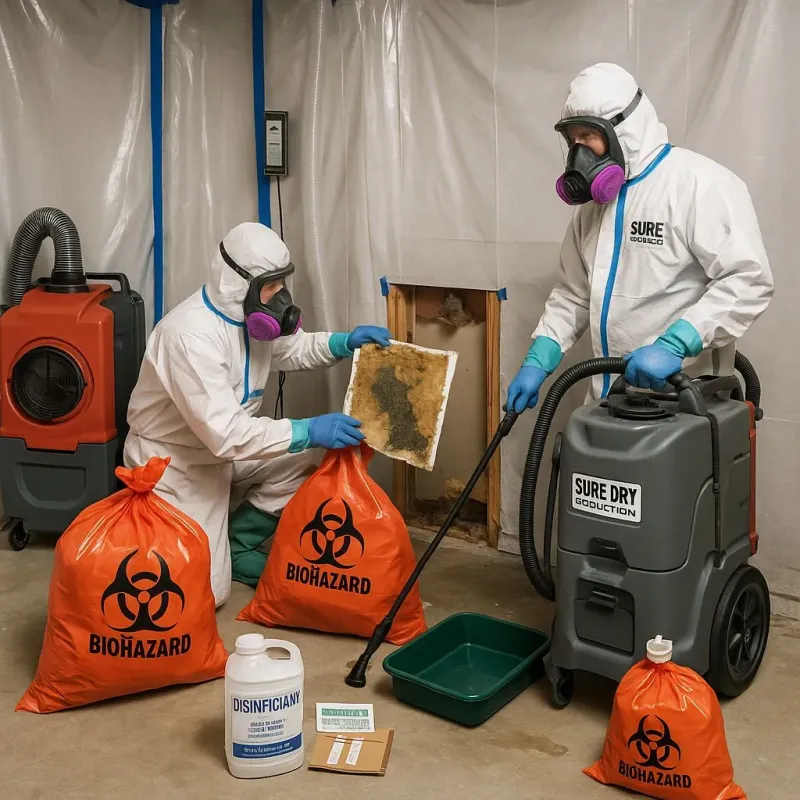 Contaminated Water Handling Protocols process in Clyde, OH
